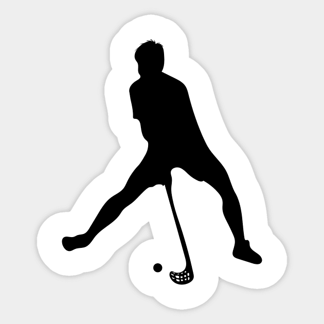 floorball player Sticker by Johnny_Sk3tch